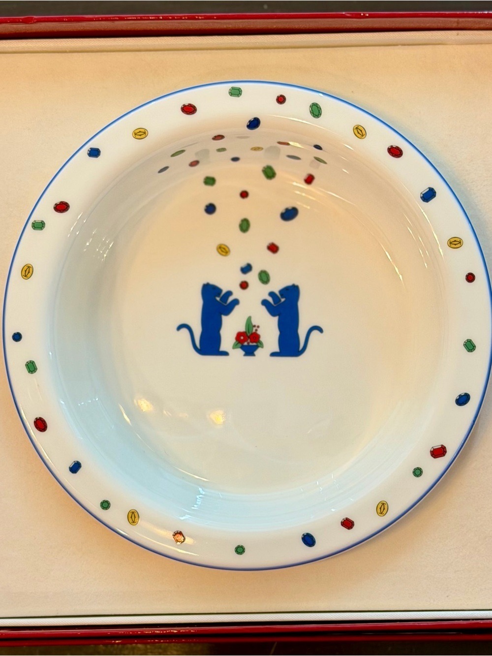 Cartier Vintage 1988 La Maison des Enfants Panther Baby Bowl Boxed